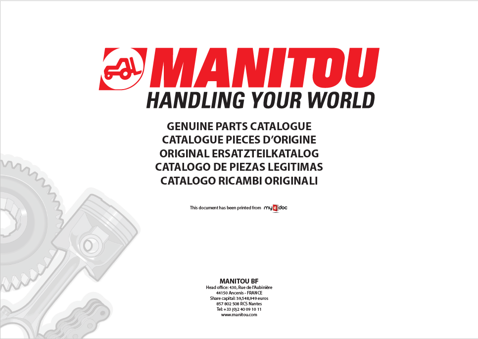 MUSTANG 3TNV82A-BPMS Engine Parts Catalog Manual 917382 PDF Download
