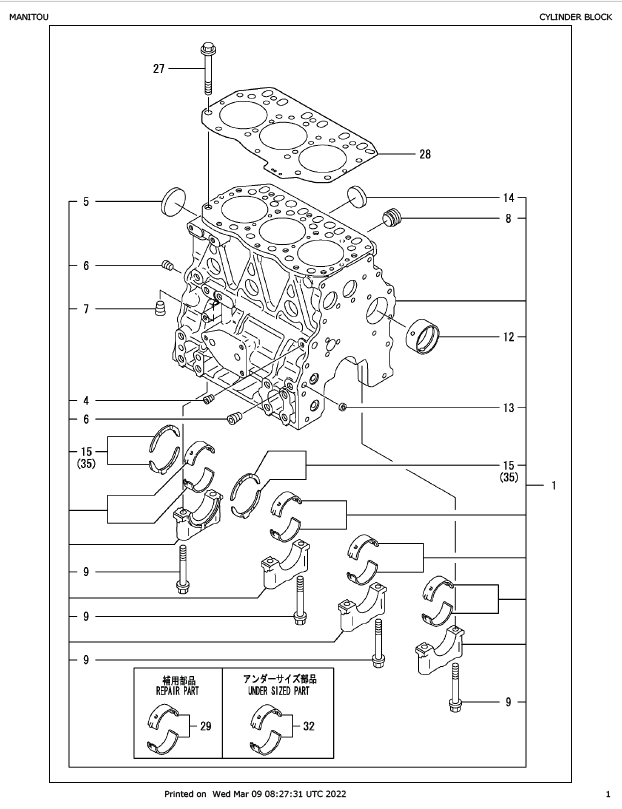 MUSTANG 3TNV82A-BPMS Parts Catalog Manual 917382 – Complete PDF Guide