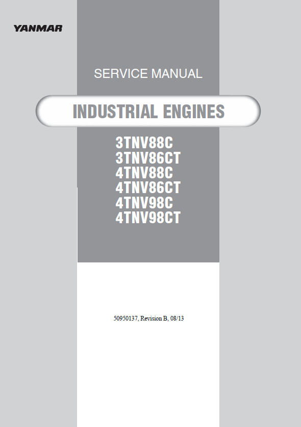 MUSTANG 3TNV88C-4TNV98CT Track Loader Service Manual 50950137 PDF