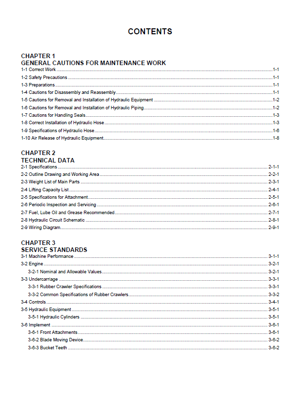 MUSTANG 450Z NXT2 Excavator Repair & Service Manual Download PDF