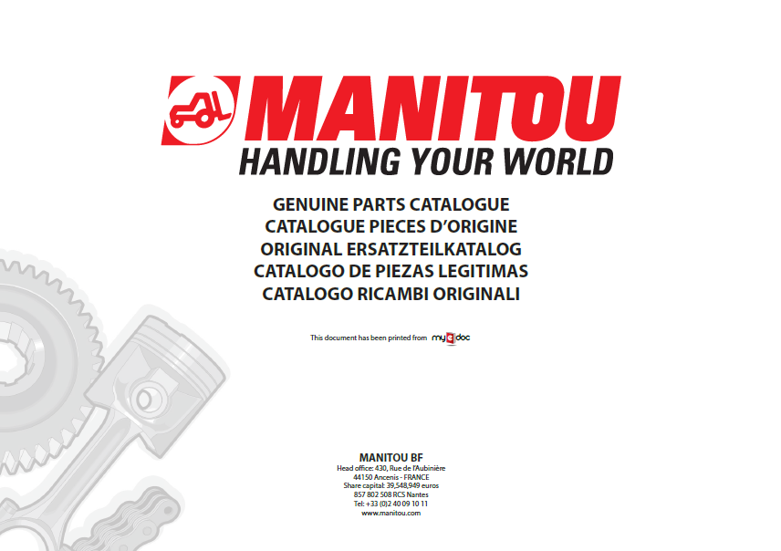MUSTANG 4TNV88-BXBV Engine Parts Catalog Manual 50940086 PDF Download