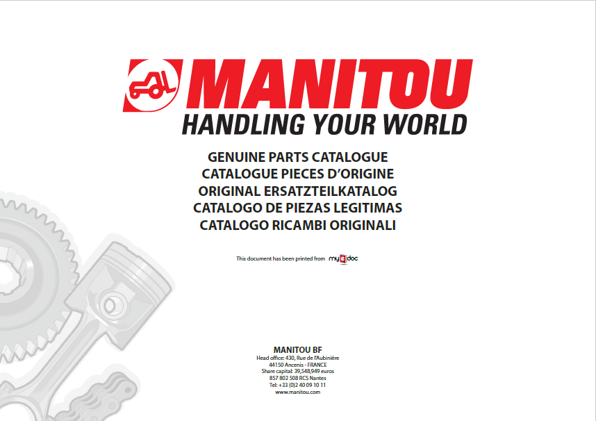 MUSTANG 4TNV88-BXBV Engine Parts Catalog Manual 50940086 PDF Download