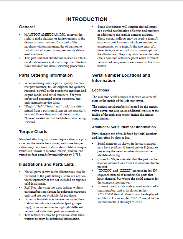 MUSTANG 4TNV88C-KMSV Engine Parts Manual 50940248 Download PDF