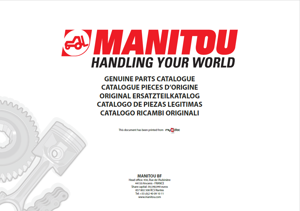 MUSTANG 4TNV98-ZNMS Engine Parts Catalog Manual 917304 PDF