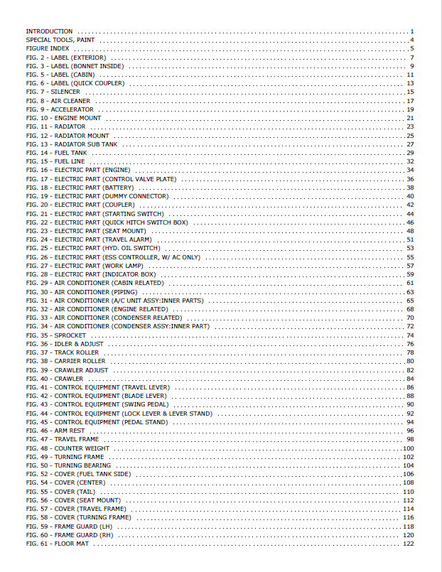 MUSTANG 800Z 50940215 Parts Catalog & Repair Manual PDF