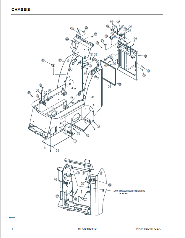 MUSTANG 850R 2012 EU Loader Parts Catalogue & Repair Manual PDF
