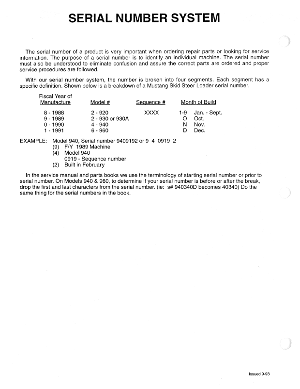 MUSTANG 930 940 960 E-Series Loader Service Manual – Complete Repair Guide