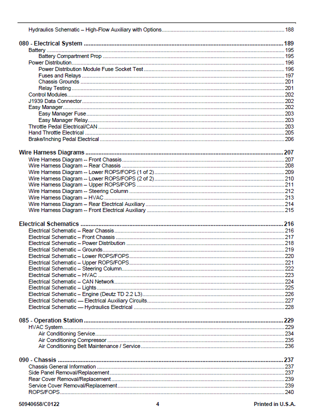 MUSTANG AL550 AL508 MLA 5-60 Maintenance & Repair Manual PDF