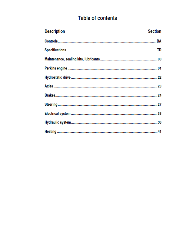 MUSTANG ML42 & ML43 Wheel Loader Workshop Service Manual PDF