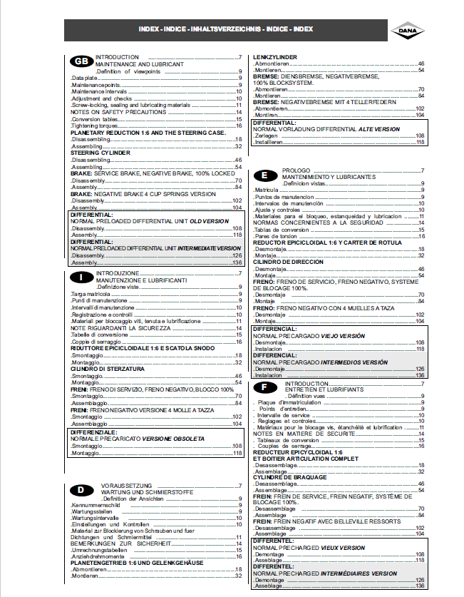 MUSTANG SPICER RS5-19, 519, MT 5519 Repair Manual PDF Download