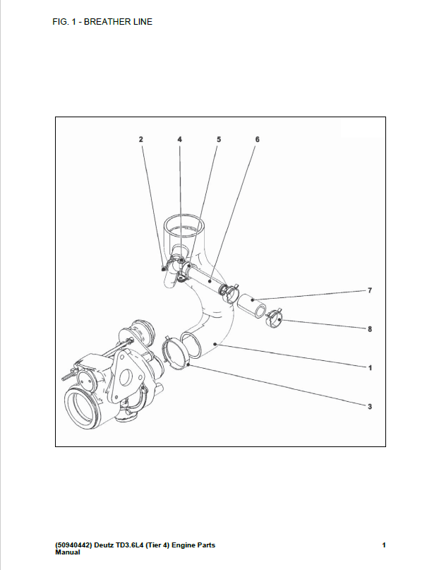MUSTANG TD3.6L4 Series Articulated Loader Spare Parts Manual PDF Download