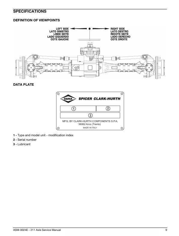 Manitou 211 Axle Assembly Repair Manual 647041EN PDF Download