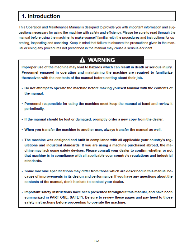 Mustang 170Z NXT2 Compact Excavator User & Maintenance Manual
