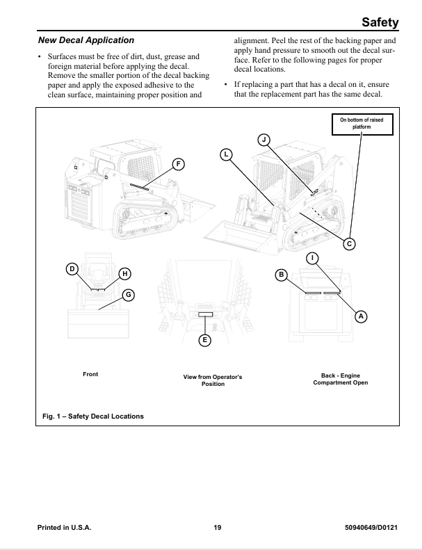 Mustang 1850RT 2150RT 2550RT Compact Track Loader Manual