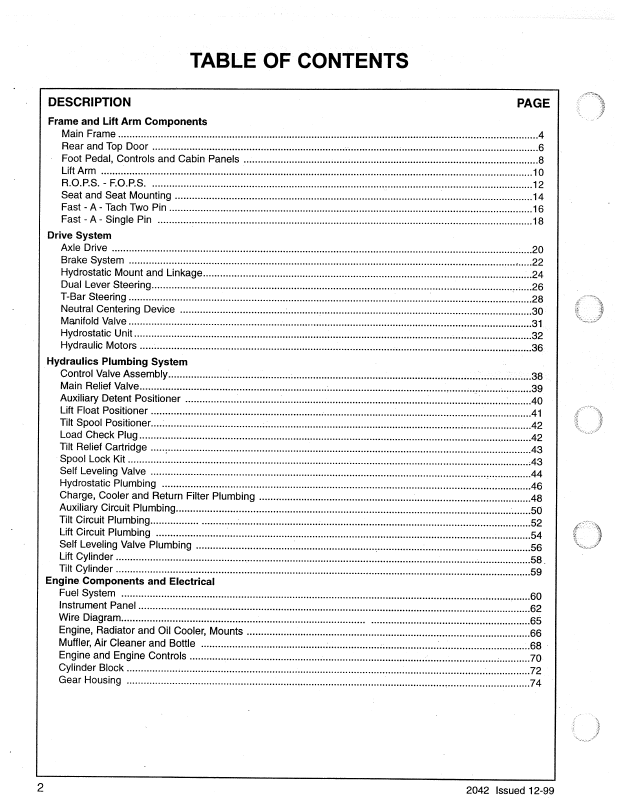 Mustang 2042 Loader Parts Catalog PDF Manual – Complete Reference