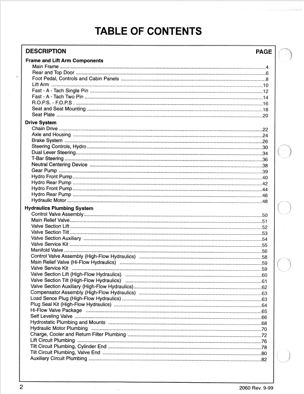 Mustang 2060 Loader Parts Catalog PDF Manual – Complete Parts Guide
