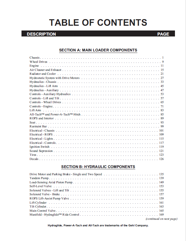Mustang 2099-2109 Loader Parts Catalog Manual | OEM PDF 917034