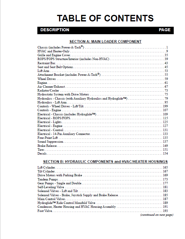 Mustang 2200R X-Series Parts Catalog Manual 50950174