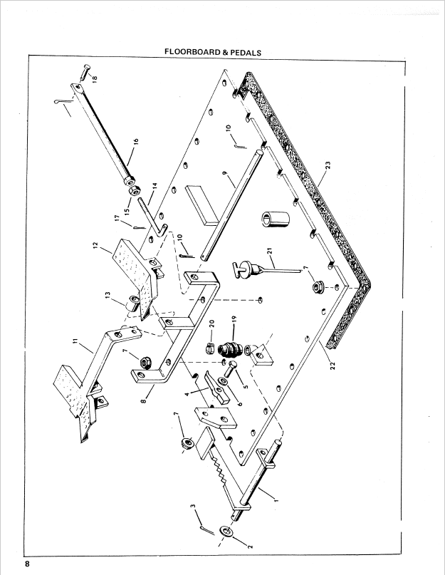 Mustang 310 Skid Steer Loader Spare Parts Manual PDF Download