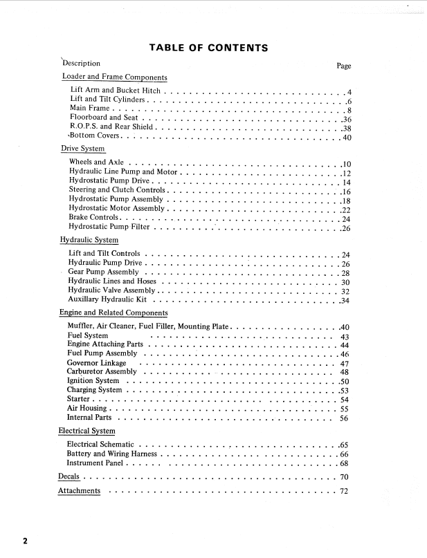 Mustang 320 Loader Parts Catalog PDF | OEM Manual 002-10770