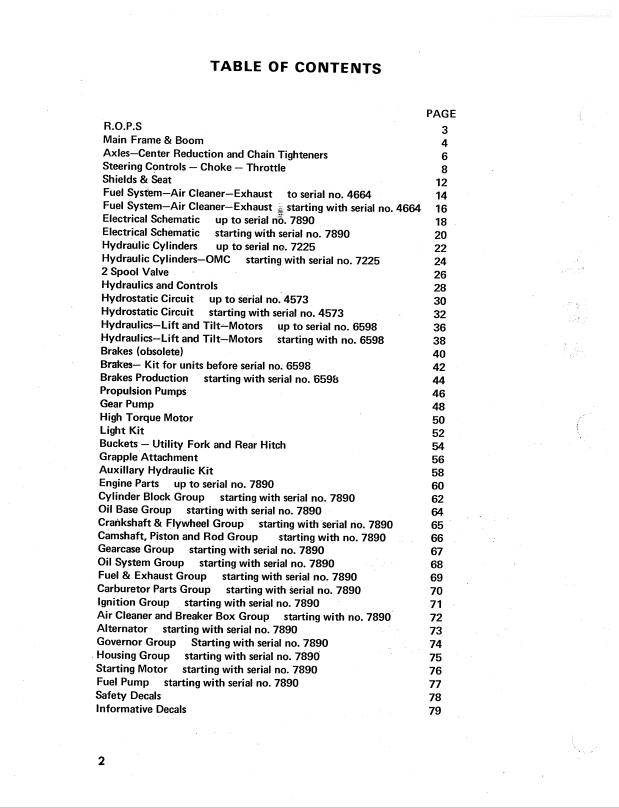 Mustang 330 Skid Steer Parts Catalog 000-11728 OEM Manual PDF