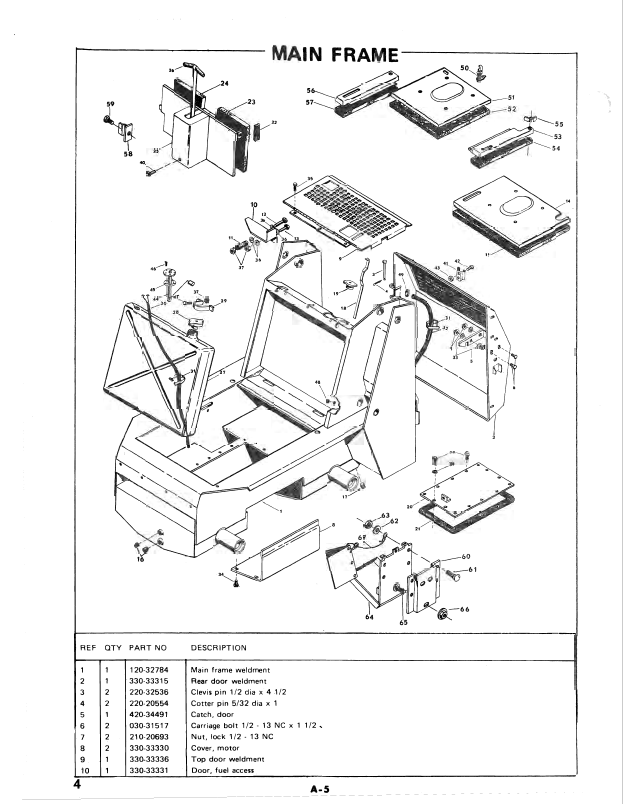 Mustang 342 Loader Spare Parts Manual PDF 000-48833