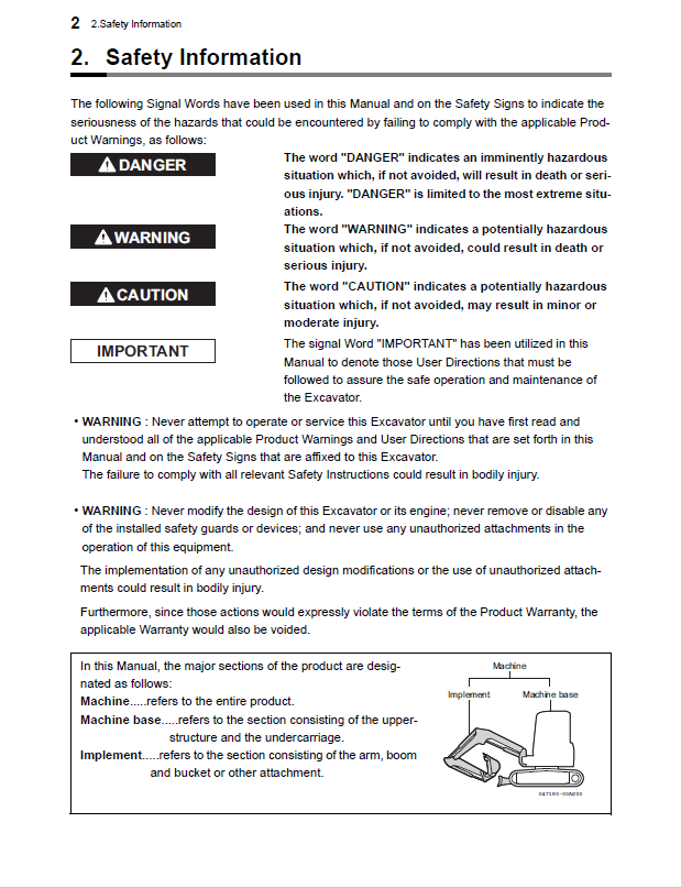 Mustang 350Z NXT2 Operator Guide PDF – Manual 50940260