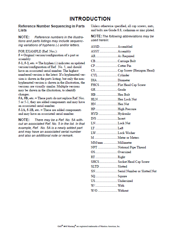 Mustang 3TNV88-BQBV Engine Parts Catalog 50940089 – Repair & Service PDF