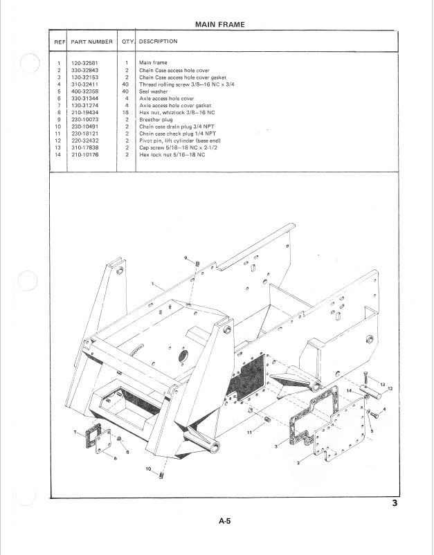 Mustang 445 Skid Steer Parts Book 000-66796 | PDF Catalog Manual
