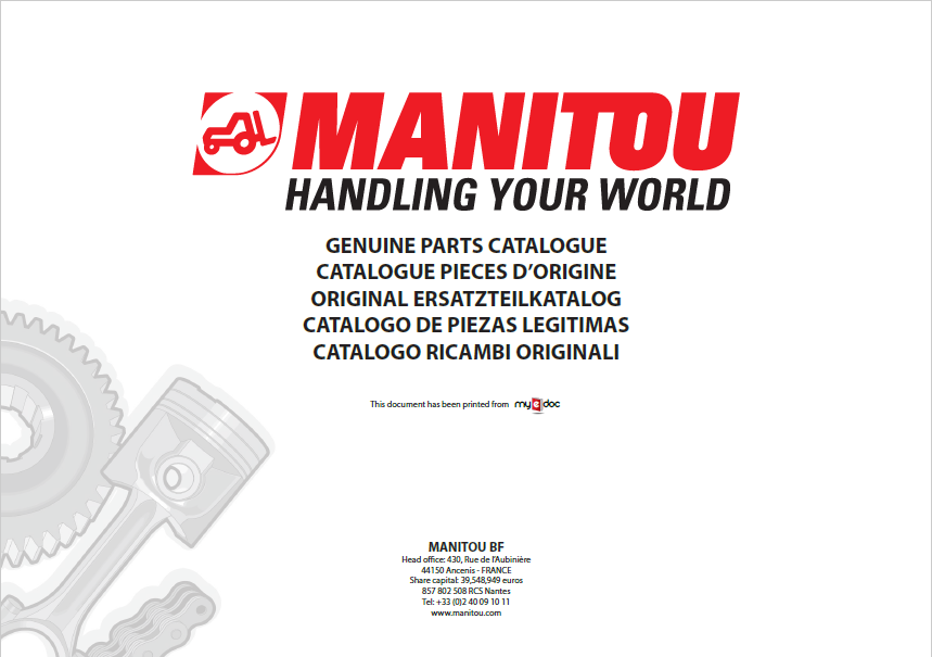Mustang 4TNV98-YTBL & 4TNV106T-XTBL Engine Parts Catalog (917086 PDF)