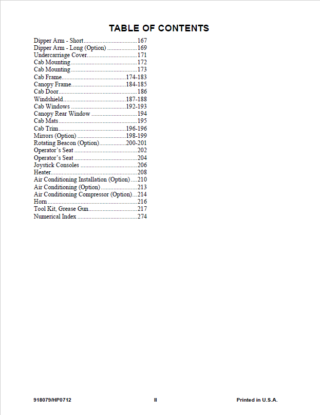 Mustang 5003ZT Compact Excavator Parts Book Manual 918079 Download