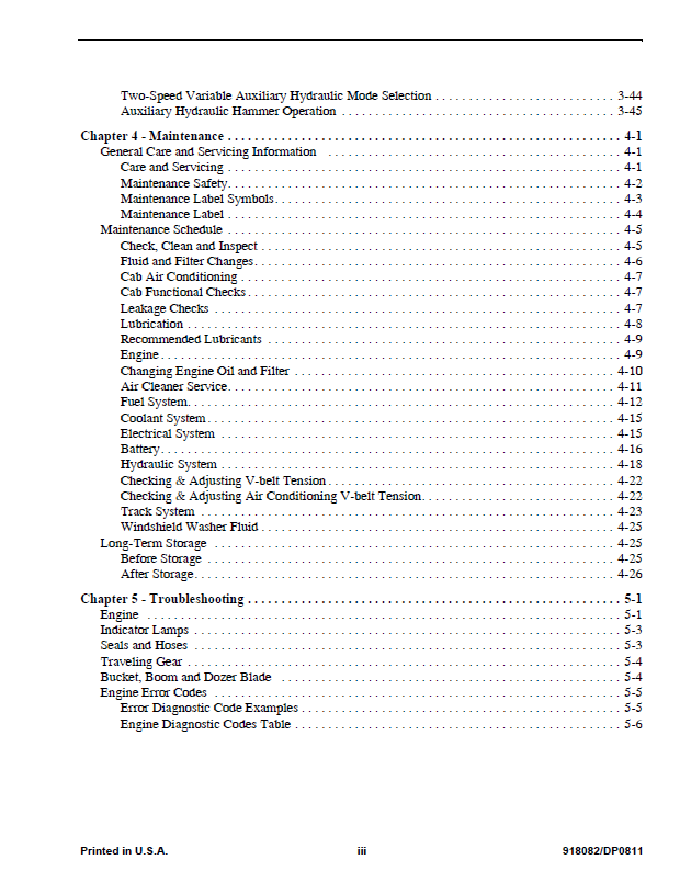 Mustang 7503ZT Tier III Compact Excavator Parts Manual PDF Download 918083