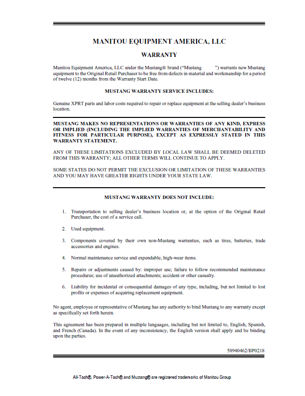Mustang 80M Excavator Manual 50940492 – Operation & Maintenance Guide