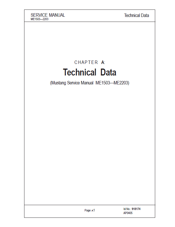 Mustang 909825 Compact Excavator Manual PDF – ME1503 ME1903 ME2203 Guide