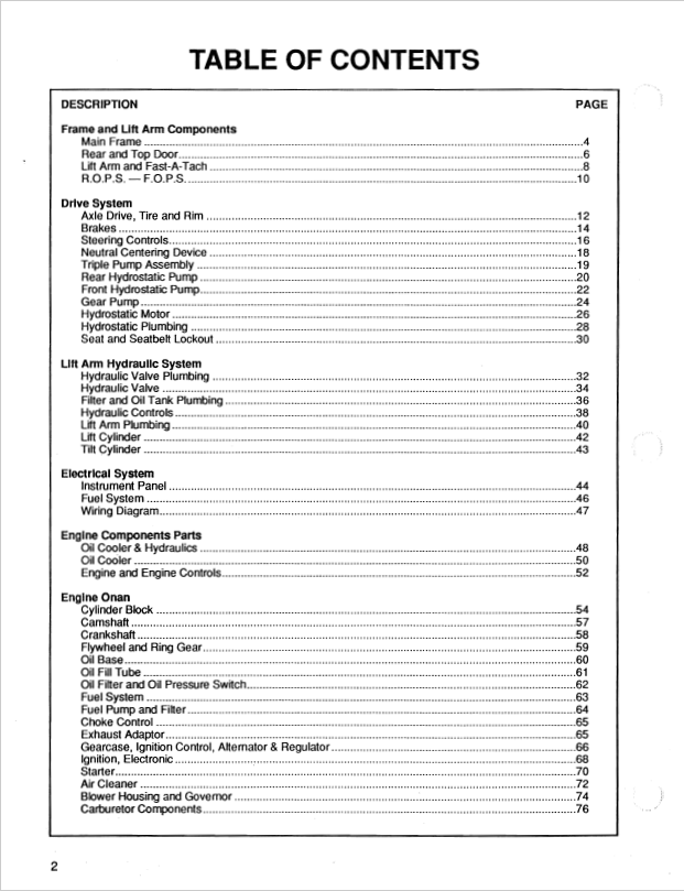 Mustang 921 Loader OEM Parts Catalog Manual PDF 000-75935