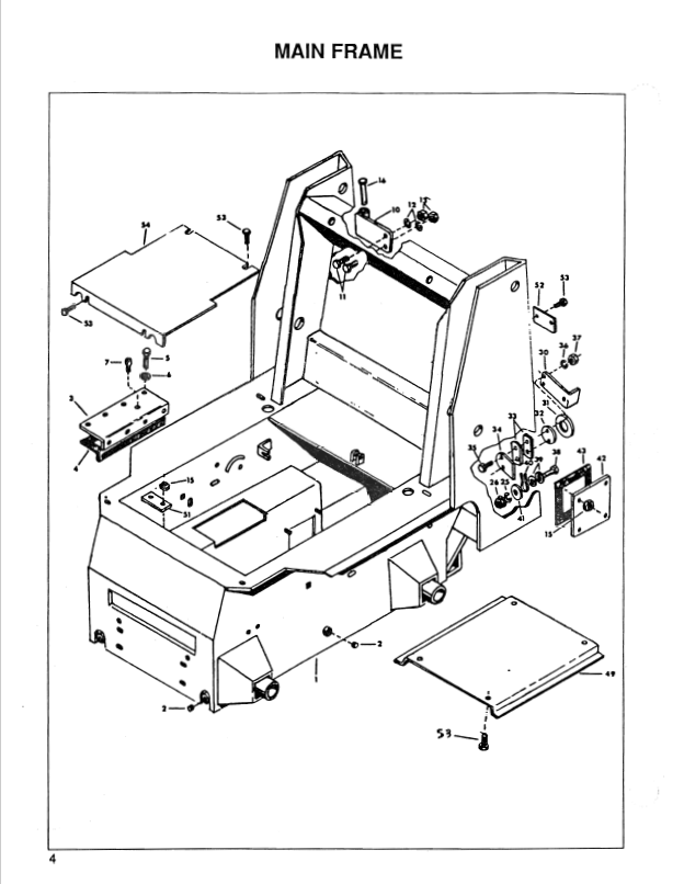 Mustang 921 Skid Steer Loader Parts Diagram & Catalog PDF Manual