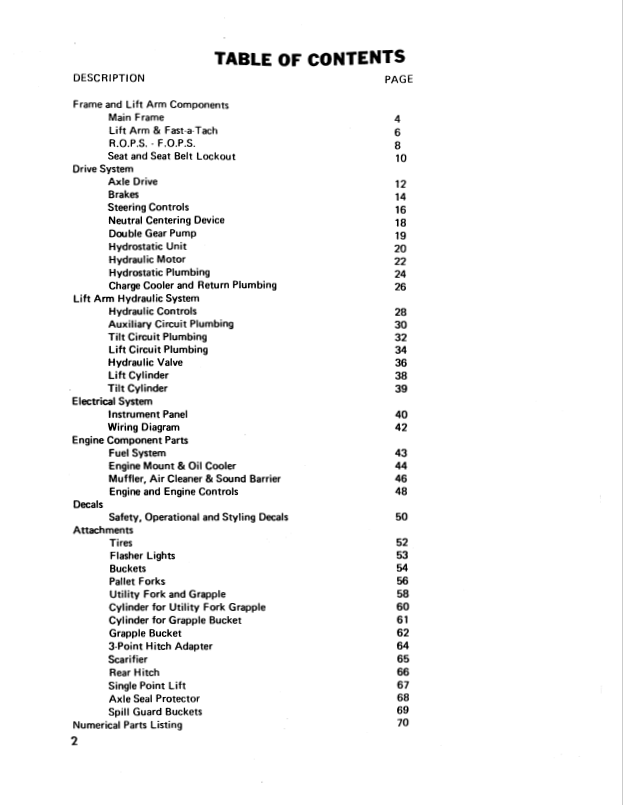 Mustang 930 Loader Parts Catalog PDF | OEM Manual 000-67886
