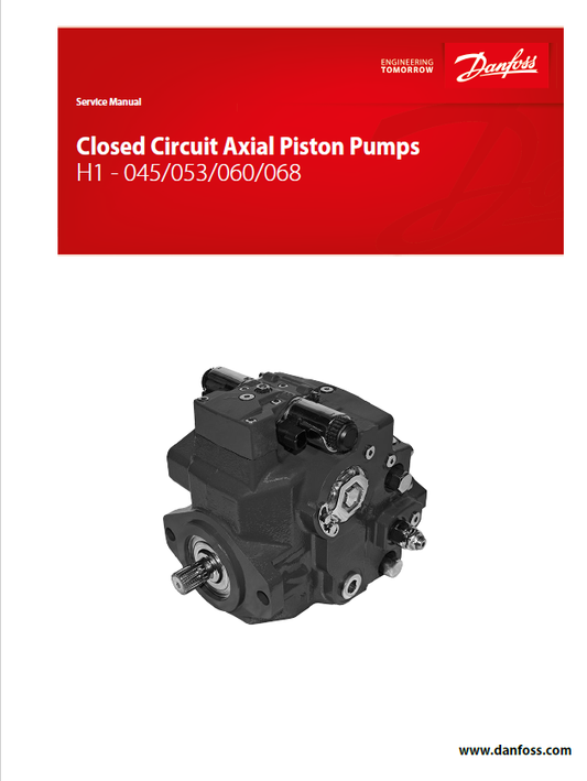 Mustang Danfoss H1-045 H1-053 H1-060 H1-068 Service Manual PDF 50940483B
