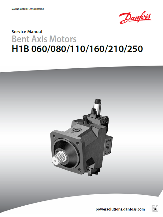 Mustang Danfoss H1B Axis Motor 060-250 Service Manual 50940482A PDF