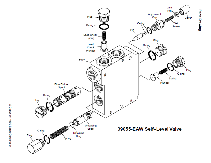 Mustang Eaton Self-Level Valve 39055-EAW Maintenance Manual PDF 915184