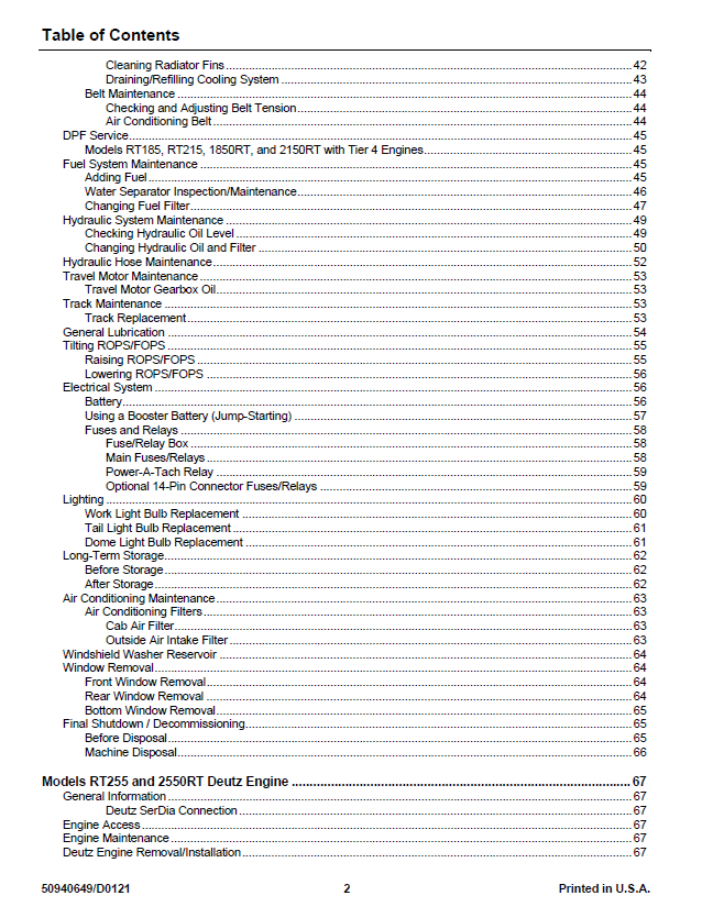 Mustang Gehl & Manitou Compact Track Loader Service Manual 50940649 Download