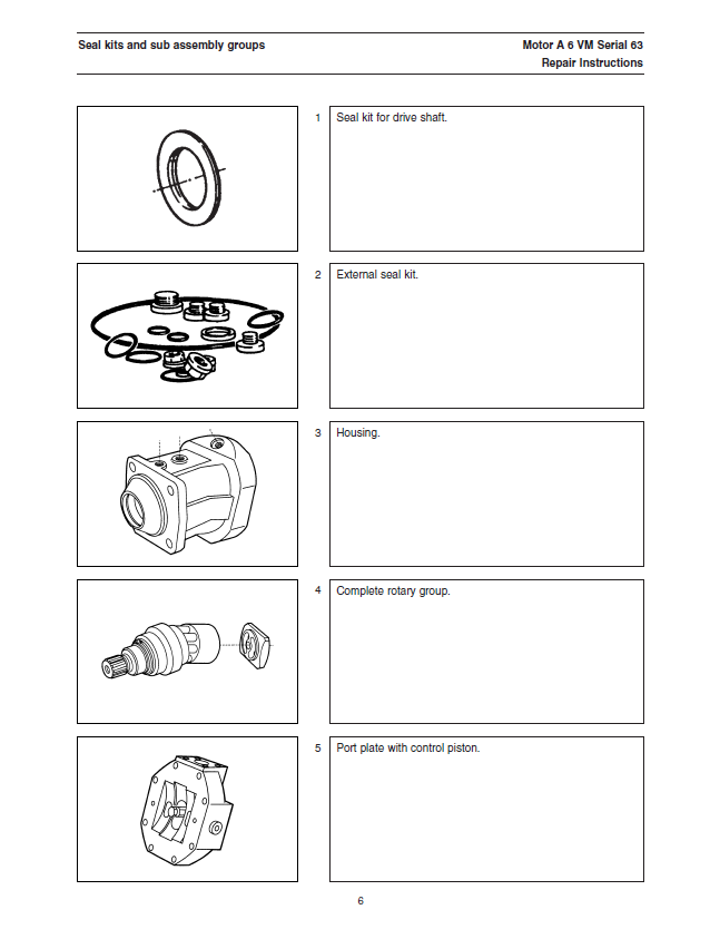 Mustang Gehl RS5-19 Workshop & Repair Manual A6 VM Serial 63 PDF