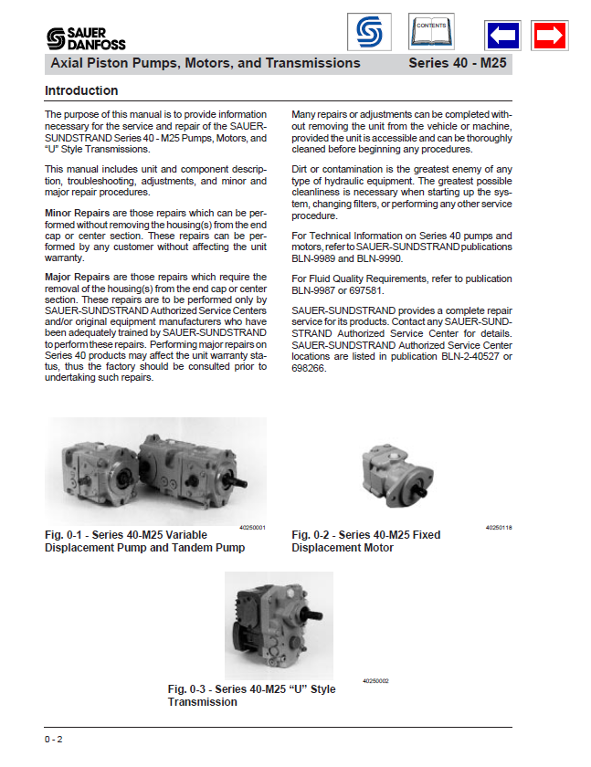 Mustang M25 Sauer Danfoss Service Manual 915182 – Complete Repair Guide