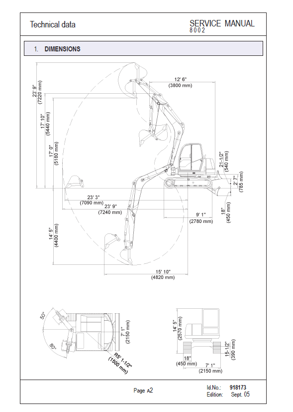 Mustang ME8002 Excavator Maintenance & Troubleshooting Manual PDF