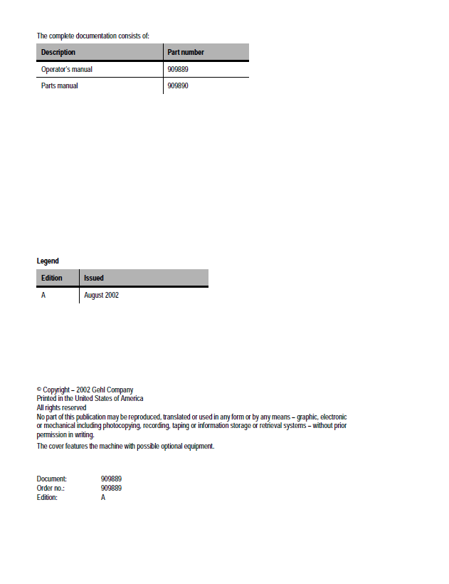 Mustang ML42 Wheel Loader Operator Manual 909889 - PDF Download