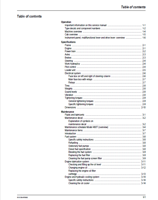 Mustang ML48T Loader Repair & Service Manual 918139 Download