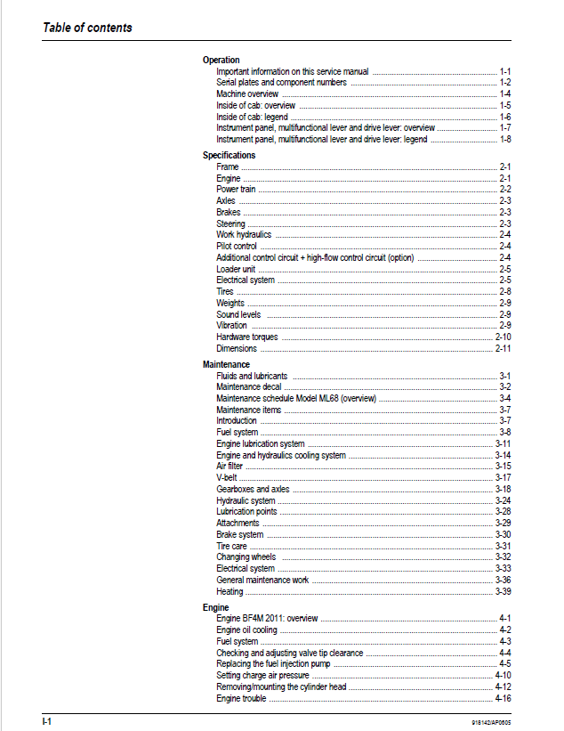 Mustang ML68 Loader Service Manual 918142 – Repair & Maintenance Guide