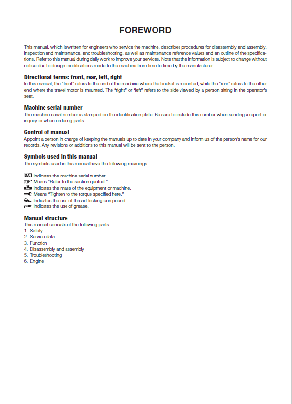 Mustang MTL320 & MTL325 Track Loader Repair Service Manual 917343 PDF