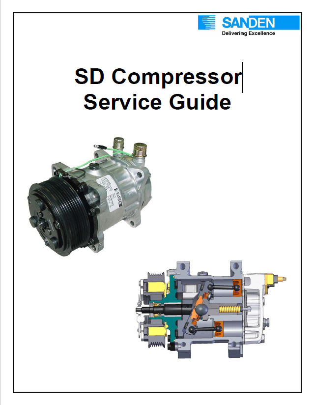 Mustang Sanden SD Compressor Guide Service Manual PDF