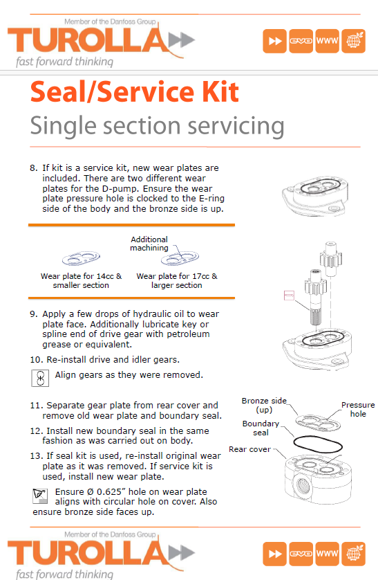 Mustang Turolla D-Pump Overhaul and Maintenance Guide Manual PDF